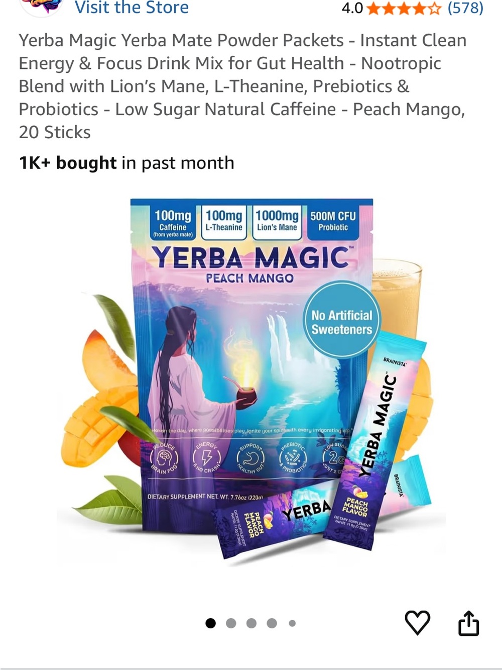 Yerba Magic Peach Mango